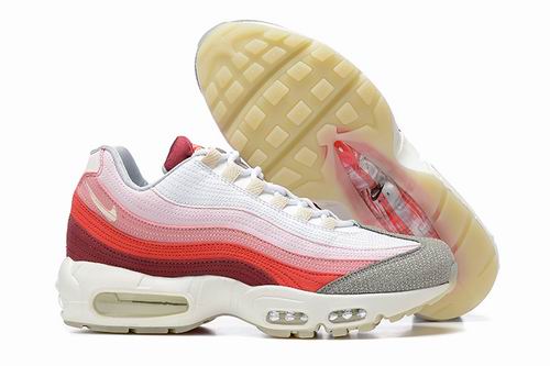 Nike Air Max 95 White Red Grey Men's Shoes-141